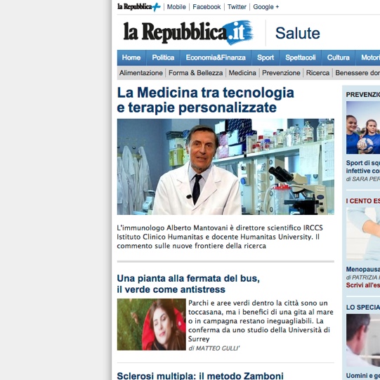 La repubblica salute